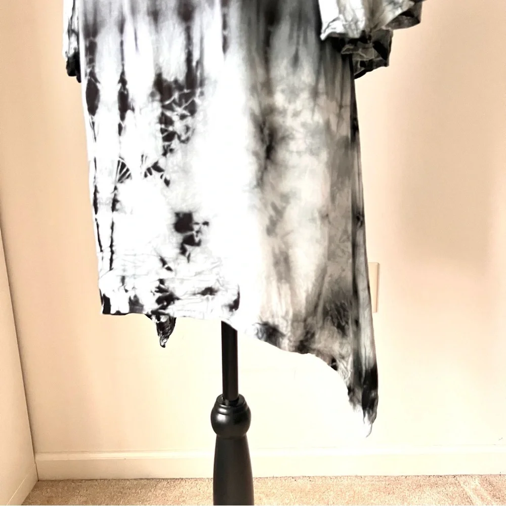 ACE FASHIONS Versatile Bell Sleeve Tie Dye Dress/Cover Up—SZ. Small